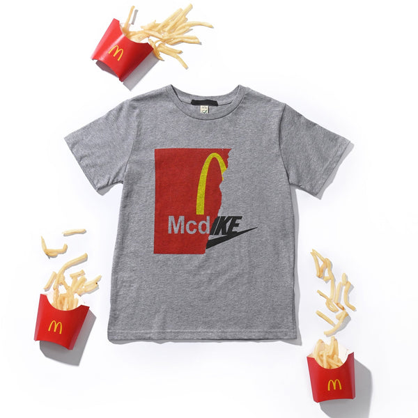 BLACK SCORE KIDS MCDIKE T-SHIRT GREY