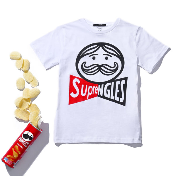 BLACK SCORE KIDS SUPRINGLES T-SHIRT WHITE