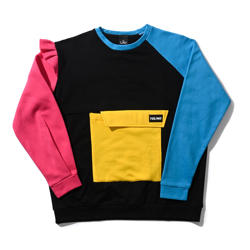 LAU HUGO JUMPER BLACK