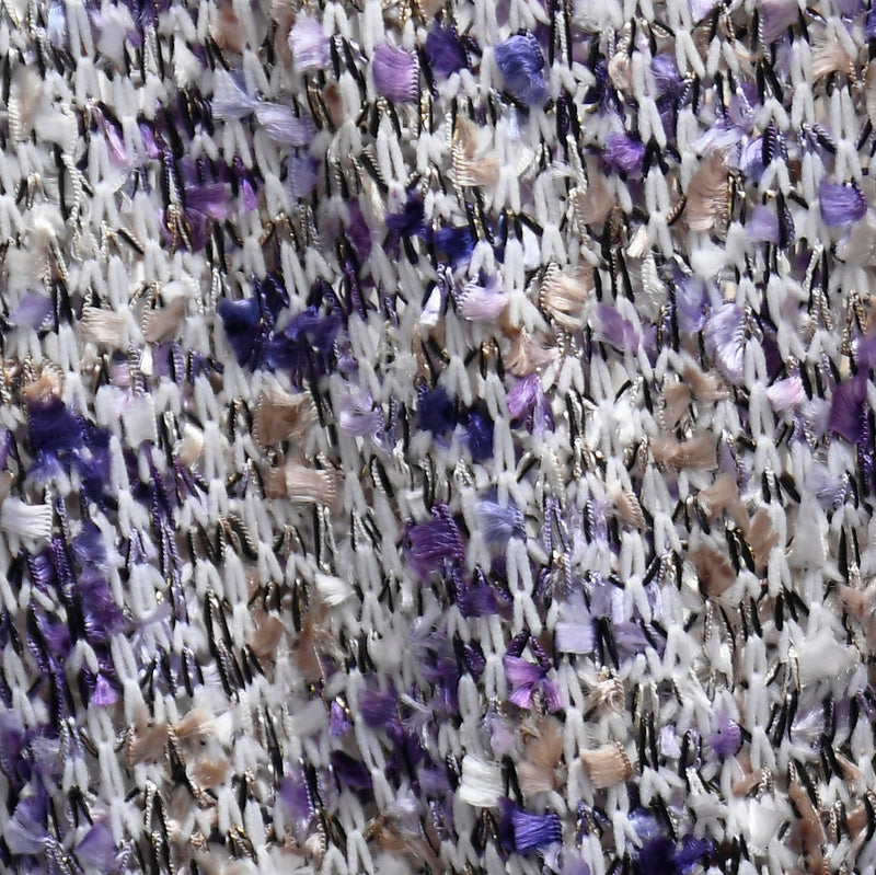 SETSETSET POPING KNIT CROP TOP PURPLE