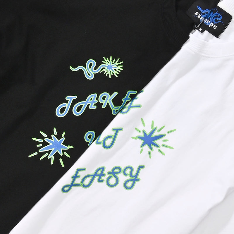 SSERPE TAKE IT EASY HALF SLEEVE TEE WHITE