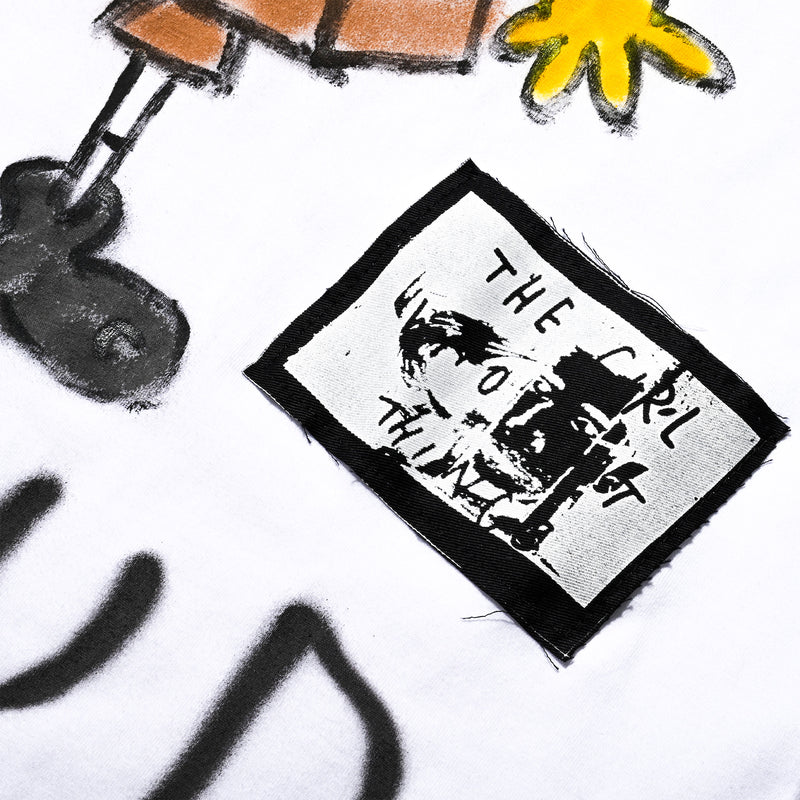 GUERNIKA ANONYMOUSE SQUAREPANTS TEE WHITE
