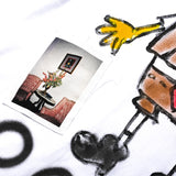 GUERNIKA ANONYMOUSE SQUAREPANTS TEE WHITE