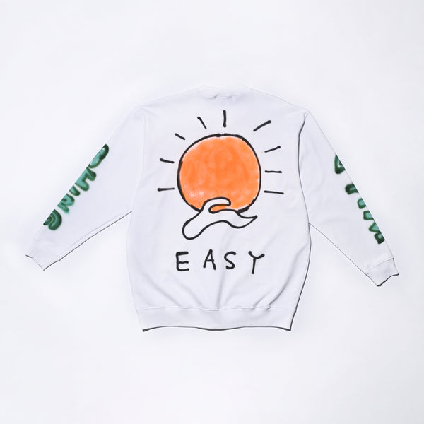 GUERNIKA EVIL CREWNECK OFF WHITE