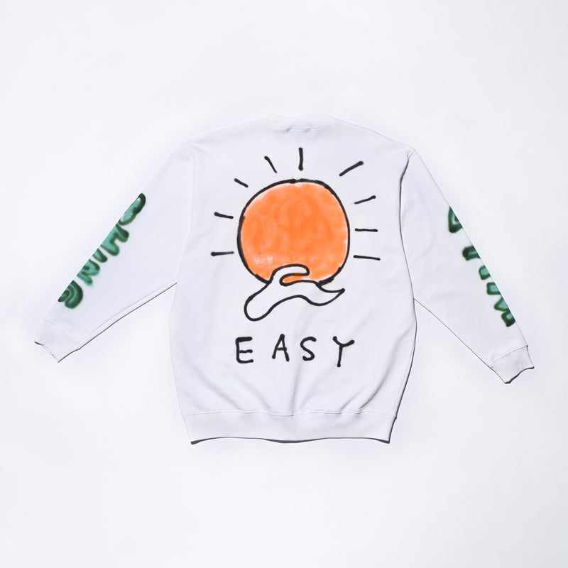 GUERNIKA EVIL CREWNECK OFF WHITE