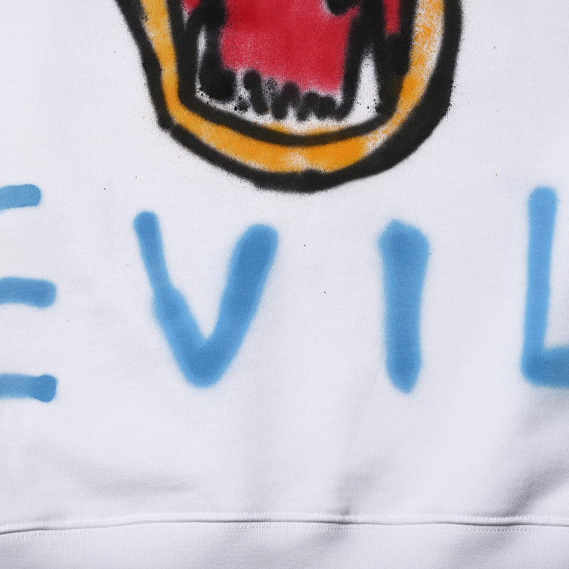 GUERNIKA EVIL CREWNECK OFF WHITE