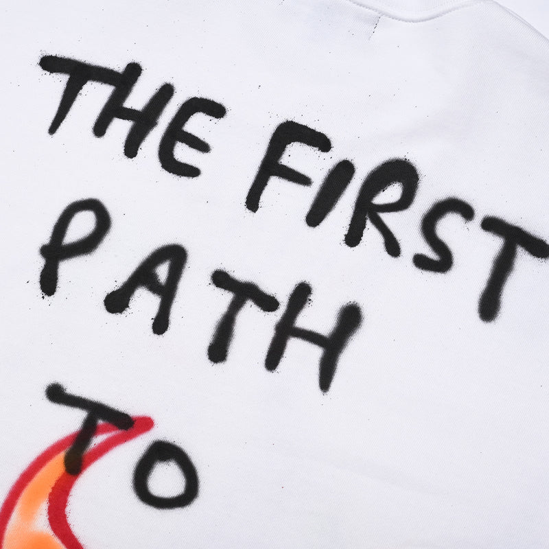 GUERNIKA THE FIRST PATH TO TRUTH CREWNECK OFF WHITE