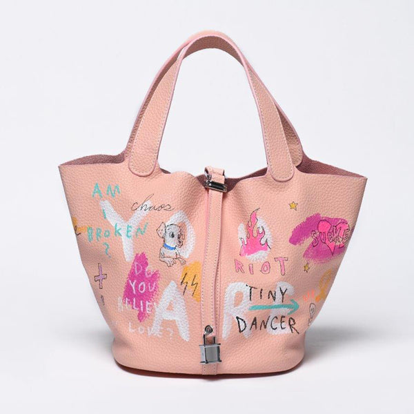 GUERNIKA "NOTICE" CUBE BAG CORAL
