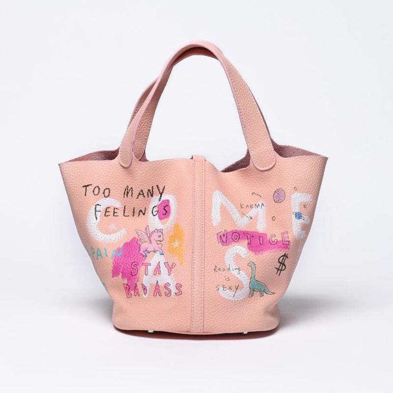 GUERNIKA "NOTICE" CUBE BAG CORAL