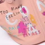 GUERNIKA "NOTICE" CUBE BAG CORAL