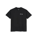 POLAR SKATE STROKE LOGO TEE BLACK