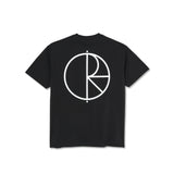 POLAR SKATE STROKE LOGO TEE BLACK