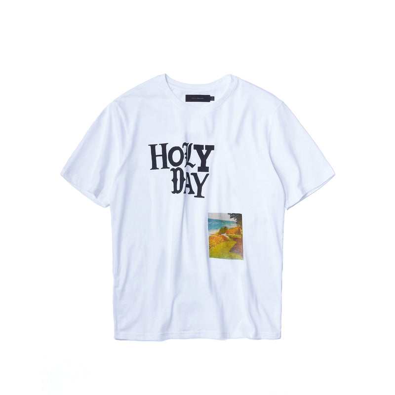 TEE LIBRARY HOLIDAY TEE WHITE