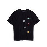 TEE LIBRARY ROAD SIGN TEE BLACK