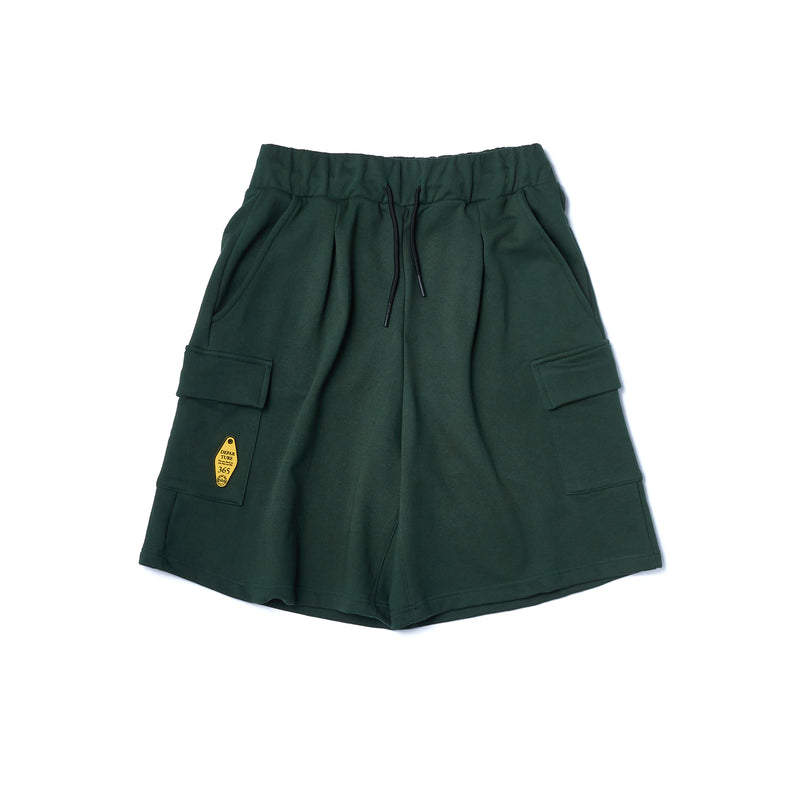 TEE LIBRARY DEPARTURE 365_Y OVERSIZED CARGO SHORTS KHAKI