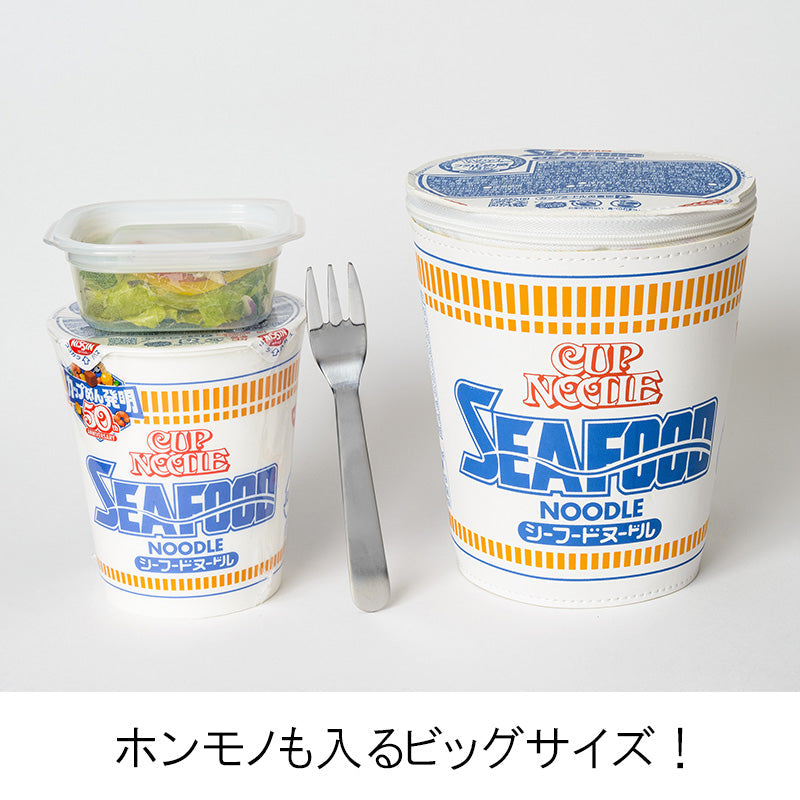 NISSIN CUP NOODLE 50TH ANNIVERSARY CUP NOODLE SEAFOOD BIG POUCH BOOK