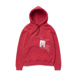 TEE LIBRARY LETTER FOR NATURE HOODIE CHERRY