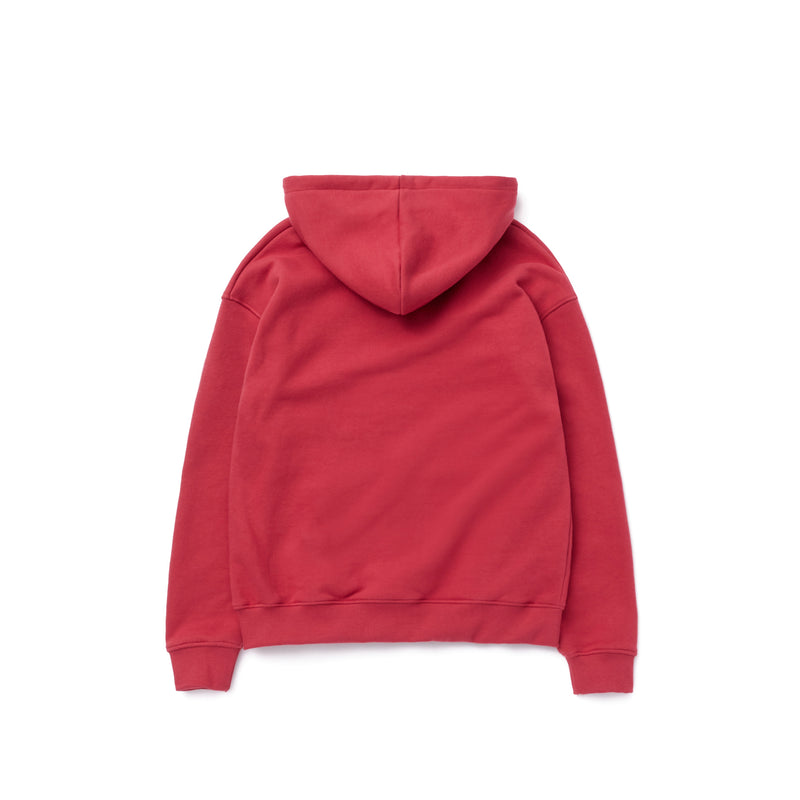 TEE LIBRARY LETTER FOR NATURE HOODIE CHERRY