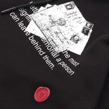 TEE LIBRARY LETTER FROM GOETHE HOODIE BLACK