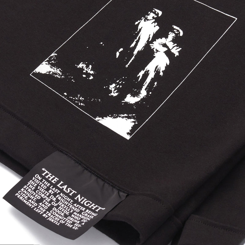 TEE LIBRARY LAST NIGHT LONG SLEEVES TEE BLACK