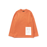TEE LIBRARY TEARFUL LETTER LONG SLEEVES TEE ORANGE