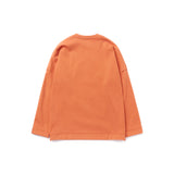 TEE LIBRARY TEARFUL LETTER LONG SLEEVES TEE ORANGE
