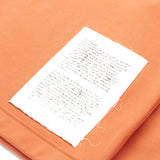 TEE LIBRARY TEARFUL LETTER LONG SLEEVES TEE ORANGE