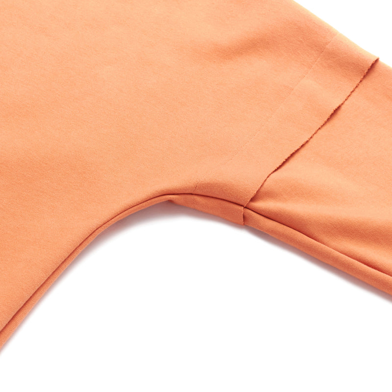 TEE LIBRARY TEARFUL LETTER LONG SLEEVES TEE ORANGE