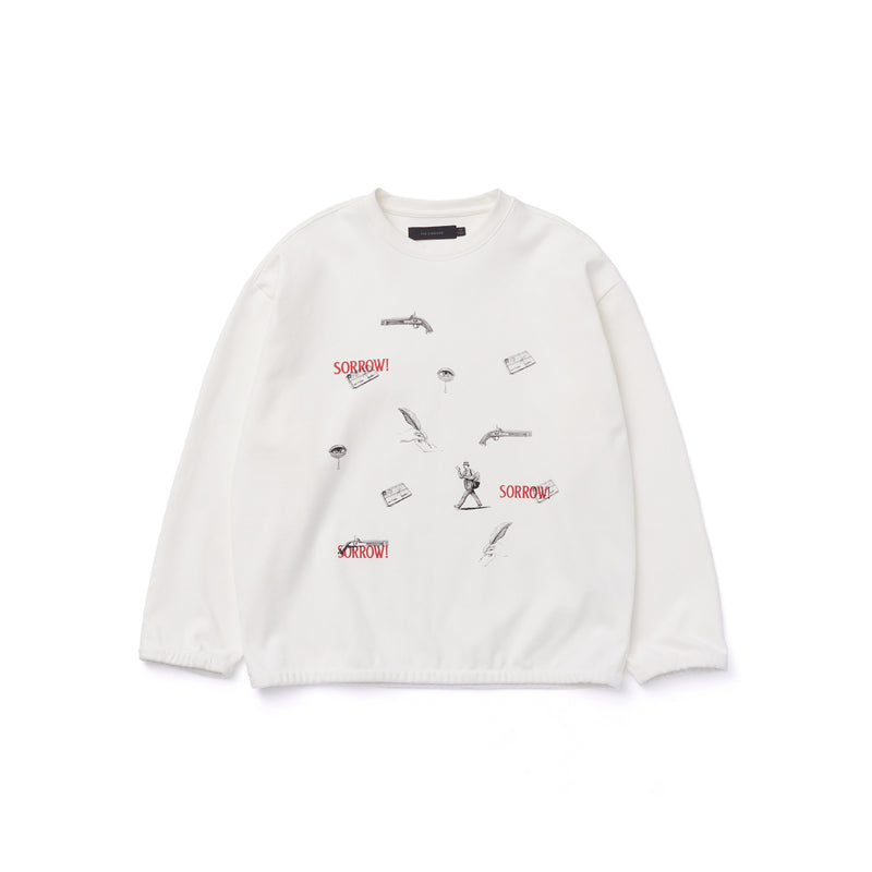 TEE LIBRARY MAIL FROM WERTHER SWEATSHIRT WHITE