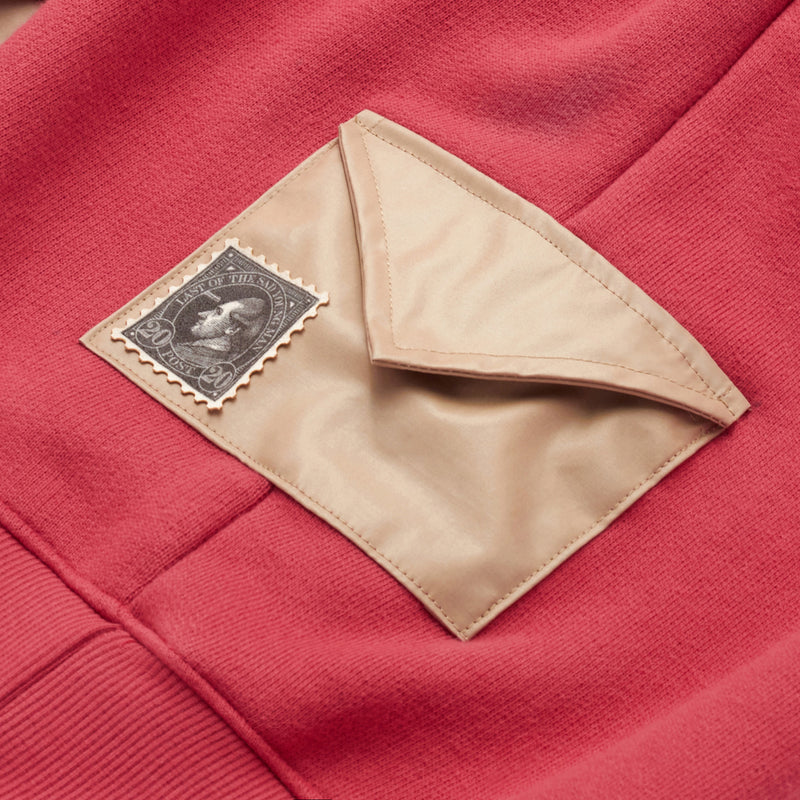 TEE LIBRARY ENVELOP SWEATSHIRT CHERRY