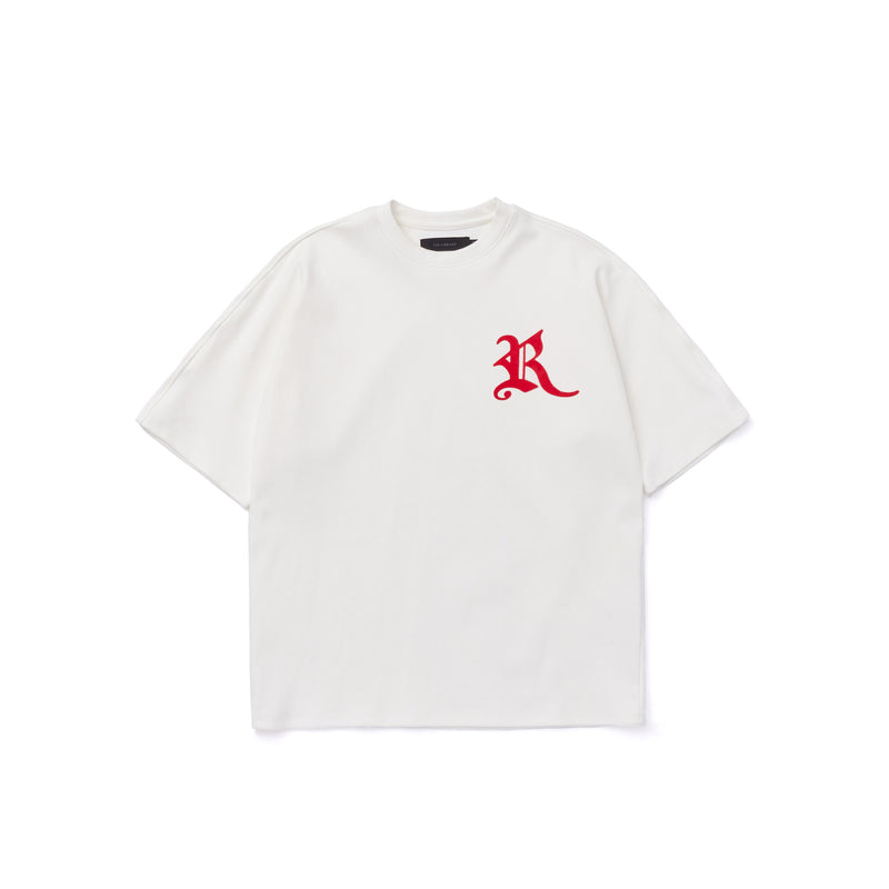TEE LIBRARY FROM ROMEO DOLMAN SHORT SLEEVES SWEATSHIRT WHITE