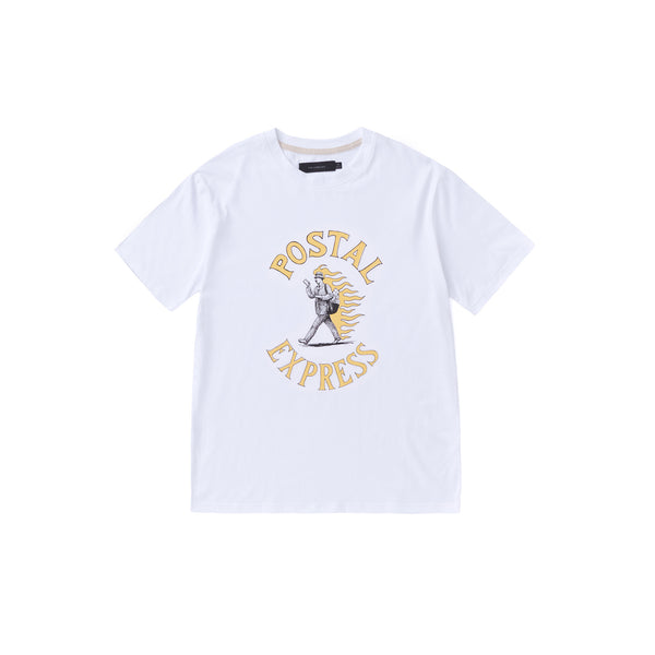 TEE LIBRARY MAILMAN TEE WHITE