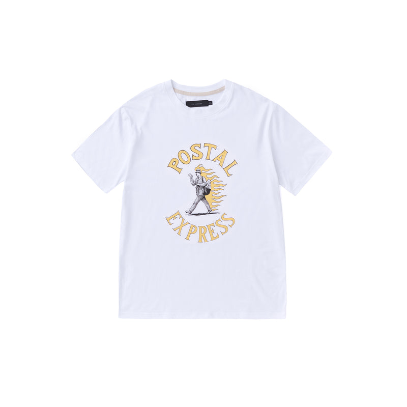 TEE LIBRARY MAILMAN TEE WHITE