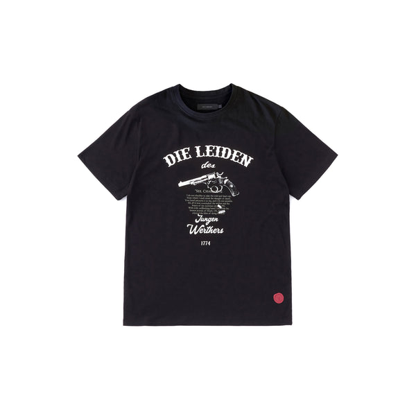 TEE LIBRARY WERTHER'S GUN TEE BLACK