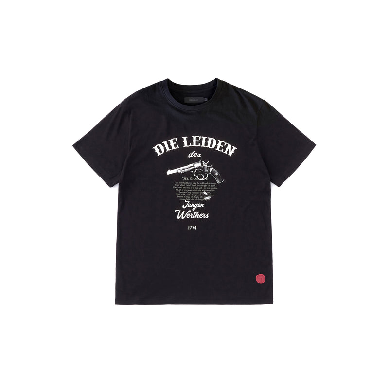 TEE LIBRARY WERTHER'S GUN TEE BLACK