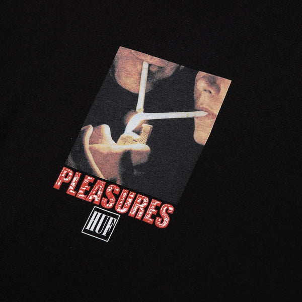 HUF x PLEASURES TOGETHER S/S TEE BLACK