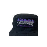 THRASHER GODZILLA CHARRED BUCKET HAT BLACK