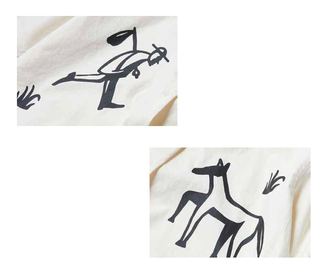TEE LIBRARY VAGABOND CAMP SHIRT IVORY