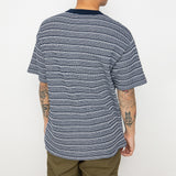 POLAR SKATE STRIPE SHIN TEE NAVY