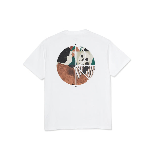 POLAR SKATE IT WILL PASS FILL LOGO TEE WHITE