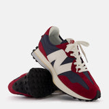 NEW BALANCE 327 NB NAVY WITH NB SCARLET MS327MR RED