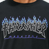 THRASHER GODZILLA CHARRED S/S T-SHIRT BLACK