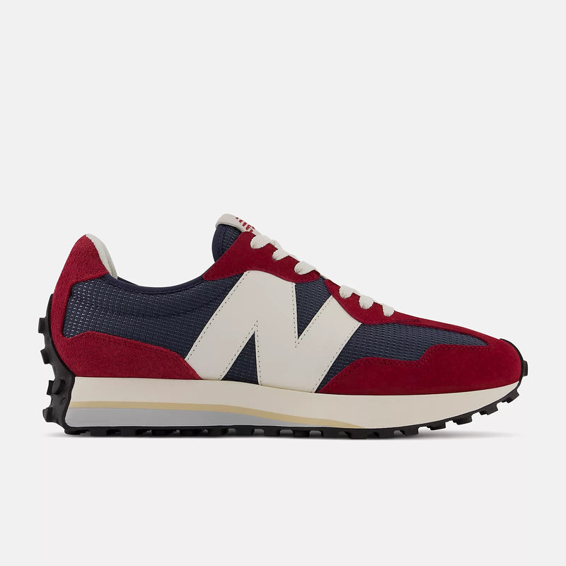 NEW BALANCE 327 NB NAVY WITH NB SCARLET MS327MR RED