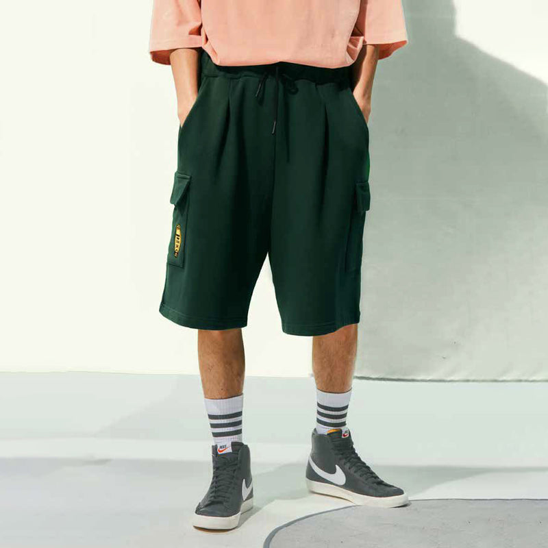 TEE LIBRARY DEPARTURE 365_Y OVERSIZED CARGO SHORTS KHAKI