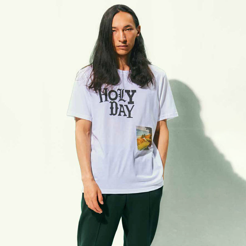 TEE LIBRARY HOLIDAY TEE WHITE