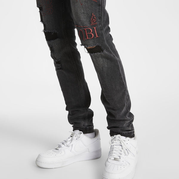 KSUBI VAN WINKLE MANIAC DENIM BLACK