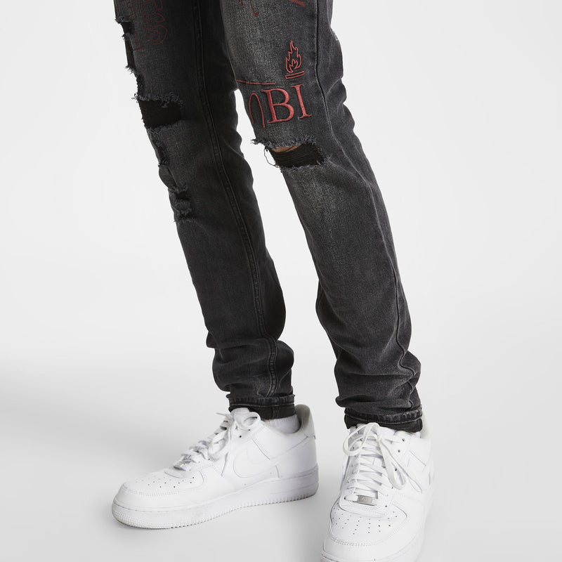 KSUBI VAN WINKLE MANIAC DENIM BLACK