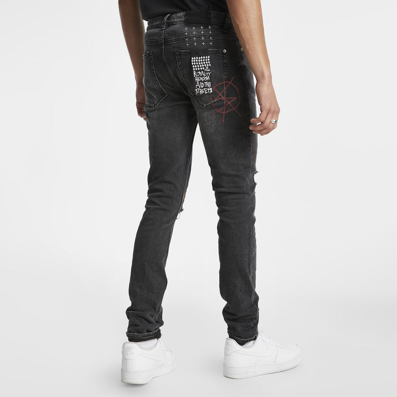 KSUBI VAN WINKLE MANIAC DENIM BLACK