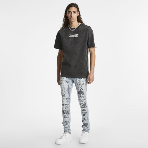 KSUBI STRANGE DAZE SMASH BIGGIE SS TEE BLACK