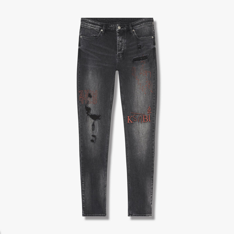 KSUBI VAN WINKLE MANIAC DENIM BLACK